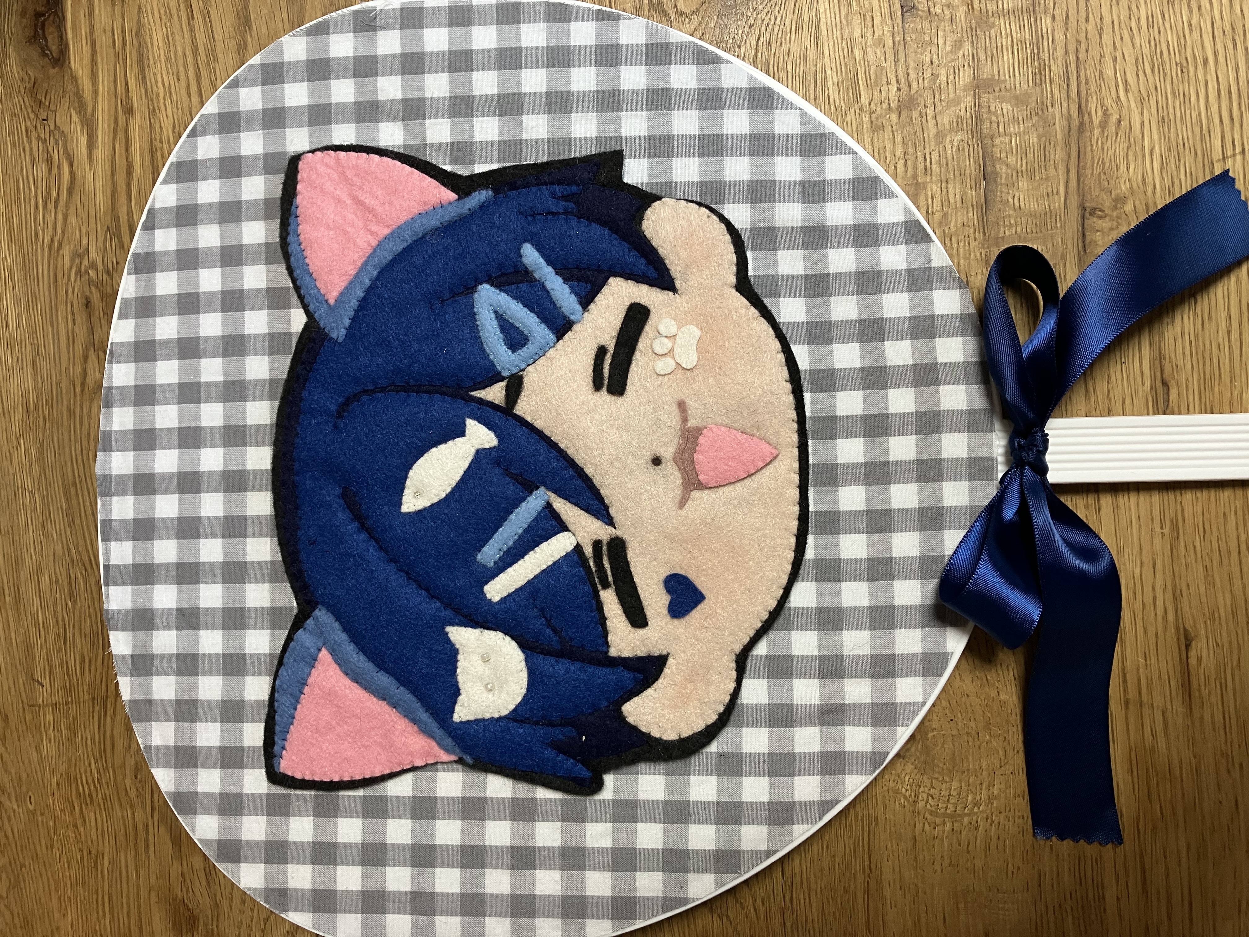 【rii__1_様】キャラクターフェルトうちわ リアプリハートうちわ／かちょー（RUI-02） | リアルピースSTORE