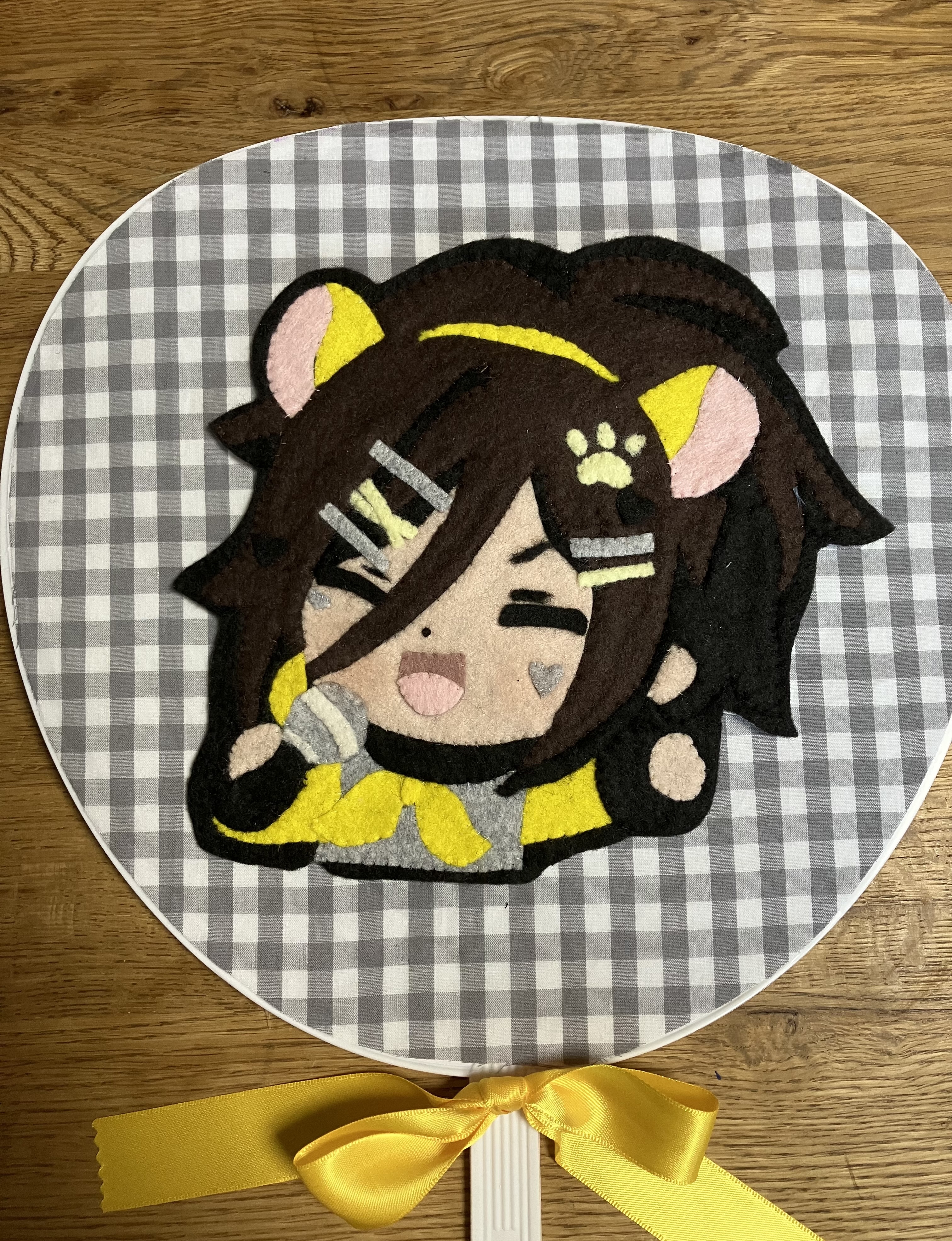 【rii__1_様】キャラクターフェルトうちわ リアプリハートうちわ／かちょー（RUI-02） | リアルピースSTORE