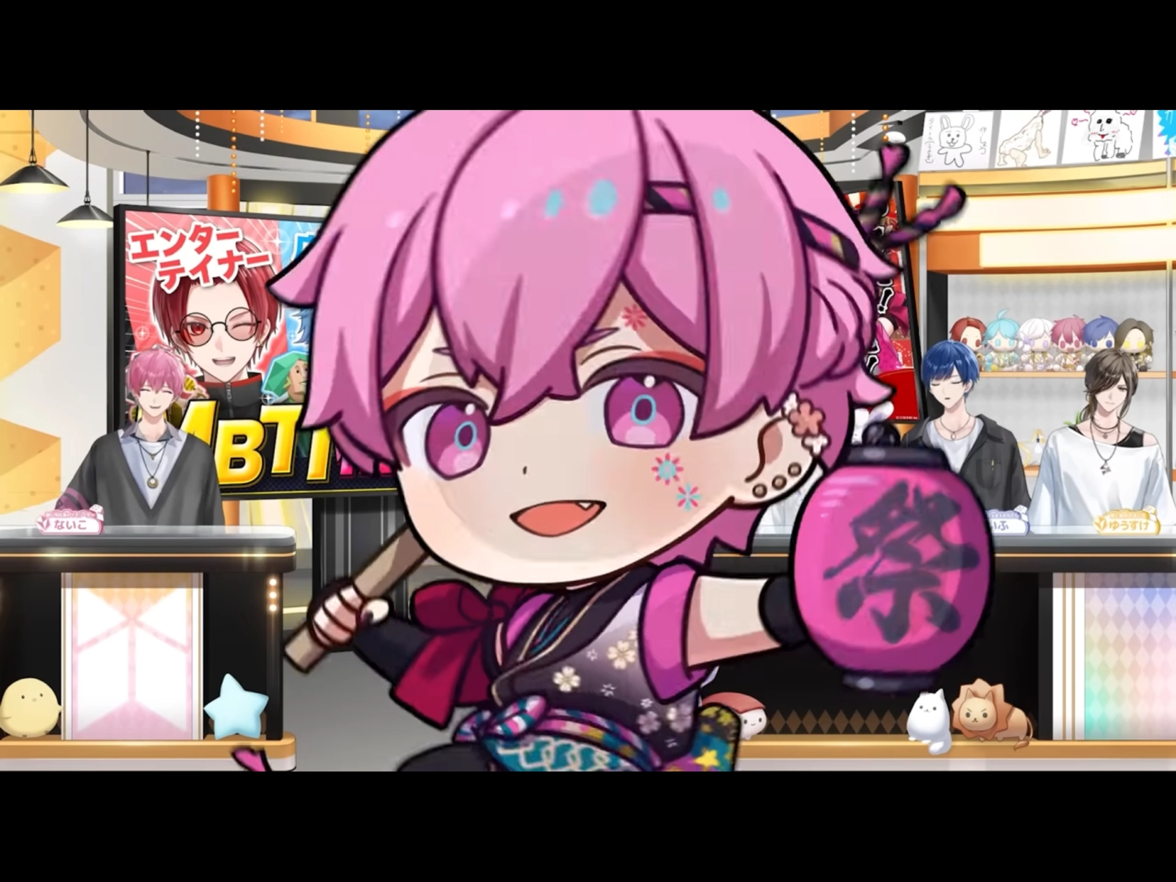 動画のミニキャラ参考に】夏ツのないこくん描いてみました